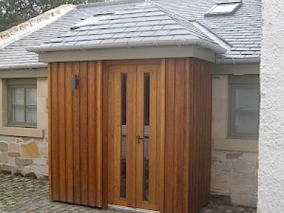 Conversion of outhouse